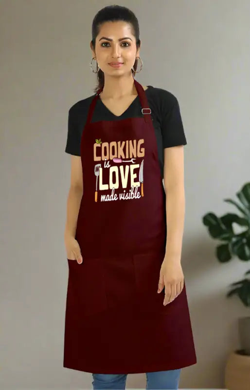 Unisex Apron Cooking Love